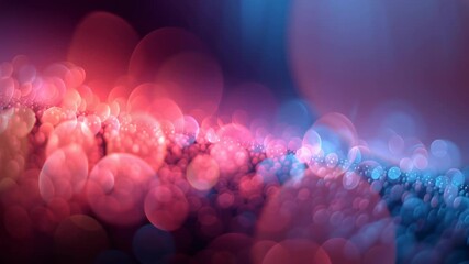 Poster - Dreamy Soft Bokeh Light Transition with Blurred Effects in a Colorful Background