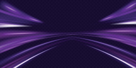 Fototapete - Neon rays vector abstract background. Futuristic technological style with glowing neon lines and high-speed movement, creating a sense of innovation and fast-paced digital technology in a sleek