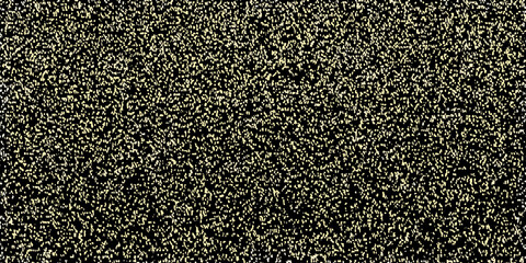Poster - Black and gold textured background with scattered particles  