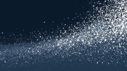 Poster - Flat vector background featuring a gradient of sparkling particles  