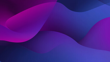 Poster - Abstract Dark Purple Gradient Background with Smooth Transition Effect