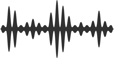 Poster - Sound wave oscillating, illustrating audio signals, music, voice, and noise, while creating a captivating visual representation of sonic vibrations and frequencies