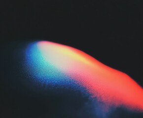 Fototapete - Colorful abstract light reflecting on a textured surface. Modern art background for design elements, technology, and futuristic concepts.