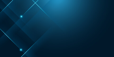 Poster - Blue vector abstract background with simple geometric shapes. Minimalist design and subtle lighting Effects for modern projects and presentations ideal for digital wallpaper. vector illustration.     