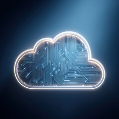 Poster - Cloud computing technology graphic design