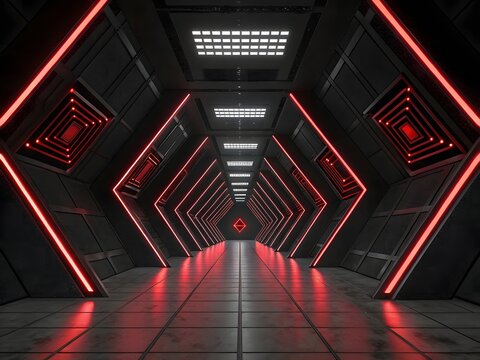 Futuristic Red-Lit Corridor with Geometric Neon Patterns and Reflective Tiled Floor – Sci-Fi Perspective Render









Ask ChatGPT
