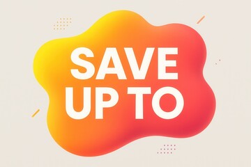 Leinwandbilder - Modern promotional graphic with the text 