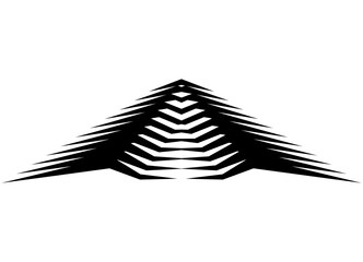 Poster - Striped vector pattern of black lines on a white background, Sports design element. Vector background of lines. For covers, rolls, advertising. packaging