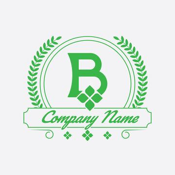 Bold B Letter Logo Design