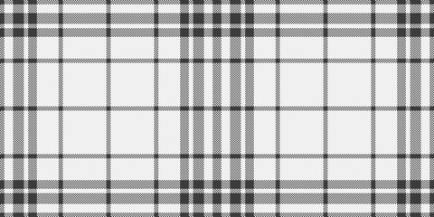 Poster - Elegant plaid pattern in gray and white tones. Perfect for backgrounds, textiles, or graphic design projects needing a classic, versatile texture.
