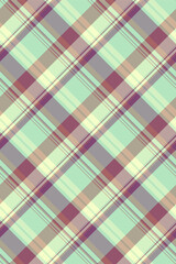 Aufkleber - Elegant diagonal plaid pattern in soft pastel hues.  Perfect for textile design, website backgrounds, or crafting projects. This versatile image evokes feelings of calmness and sophistication.