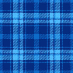 Poster - Classic blue plaid pattern. A timeless design suitable for backgrounds, textiles, and graphic elements. Evokes tradition and style with repeating checks.