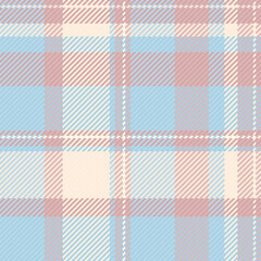 Poster - Classic woven tartan pattern. Soft hues create a gentle, timeless design. Perfect for backgrounds, textiles, or conveying a cozy, traditional feel.