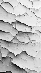 Poster - Gray Solid Background With Textured Layer of Peeling Surface