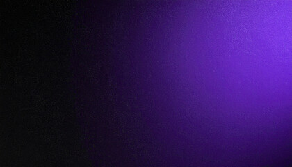 Poster - Black and purple color gradient with noise texture effect. Abstract backdrop.