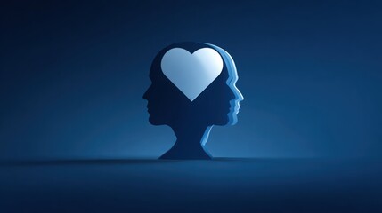 Poster - A person's head with bright light shining on it representing co-founder emotional sync and innovative concept