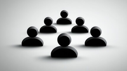 Poster - Diverse group of people standing in a circle engaging in collaborative governance and group dynamics for better solutions