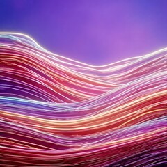 Poster - Vibrant Swirls of Light with Smooth Flowing Patterns in a Colorful Abstract Background for Artistic Designs