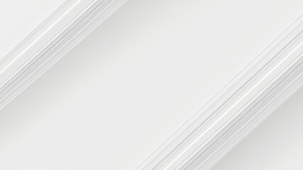 Poster - Minimalist Presentation Background with Parallel Lines on Top Left and Bottom Right Corner