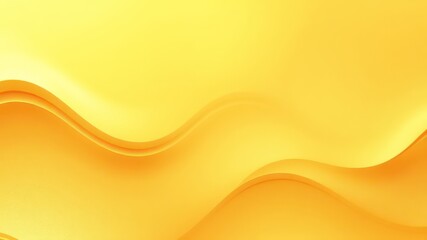 Poster - Abstract curved shapes in shades of yellow forming a soft, flowing pattern and texture ideal for use as a background