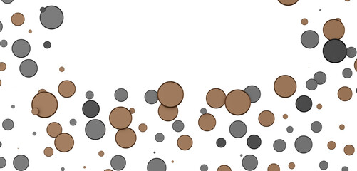 Poster - silver confetti explosion festive background