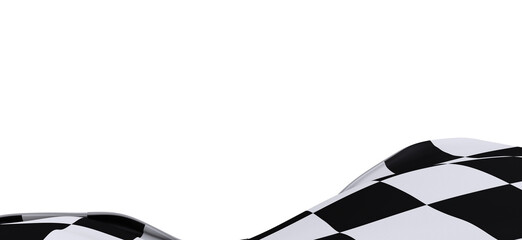 Poster - background of checkered flag pattern