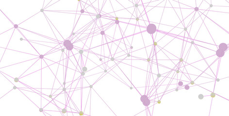 Poster - Stock photo of an abstract network connection.  Perfect for technology, communication, and connection themes.