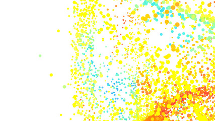 Poster - Vibrant dots, colorful background, abstract design, bright colors, festive, celebratory, texture, pattern, wallpaper, gr