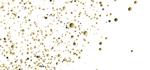 Poster - Beautiful abstract background with gold spheres. Perfect for websites, presentations, and more.