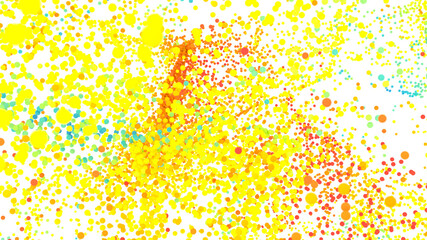 Poster - Vibrant, bright, colorful background of floating bubbles. Perfect for websites, presentations, and more.