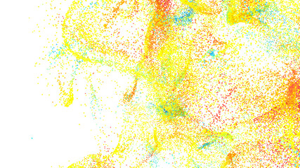 Poster - High-resolution abstract background image with colorful dots. Perfect for website banners, presentations, and more.