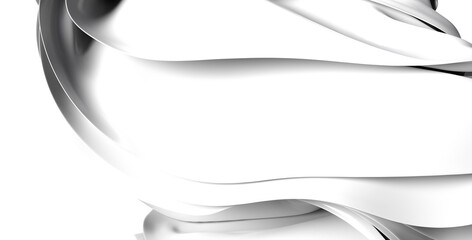 Poster - Modern abstract background with smooth white curves. Perfect for websites, presentations, and more.