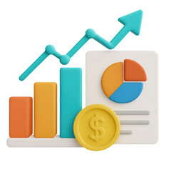 Poster - Analysis strategy and marketing empower business success with growth profit and strong economic progress, PNG