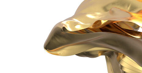 Poster - Premium gold abstract art. Perfect for luxury branding, backgrounds, and modern design projects.
