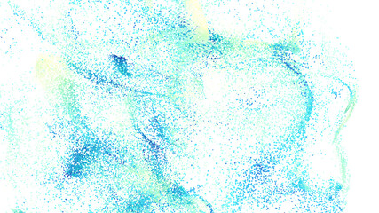 Poster - High-resolution stock photo of an abstract background with blue and green particles. Perfect for design projects.
