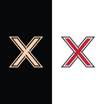 Abstract Creative Letter X Logo Design.