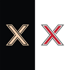 Aufkleber - Modern letter x logo template vector design.