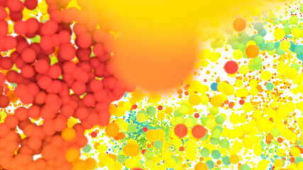 Poster - Vibrant background of colorful bubbles, perfect for websites, presentations, and more. Download now!