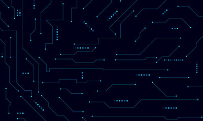 vector futuristic circuit board , Electronic motherboard , Communication and engineering concept , Hi-tech digital technology concept	
