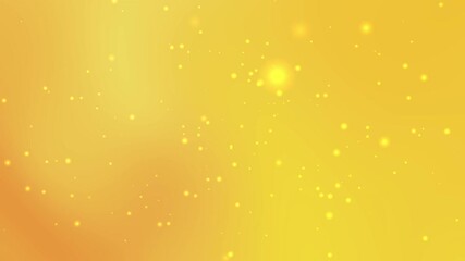 Wall Mural - Light yellow background with glowing bokeh and sparkle particles creating a bright warm festive atmosphere perfect for New Year celebration invitation or luxury summer design