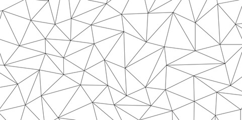 Leinwandbilder - Abstract low poly geometric triangle grid background. Mockup isolated on white background. Retro of geometric shapes. Stock vector technology graphic web design wallpaper template, vector illustration