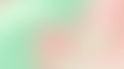 Wall Mural - Soft pastel mint green and peach pastel gradient background with smooth abstract texture perfect for wedding invitations new year celebrations or stylish modern digital design projects