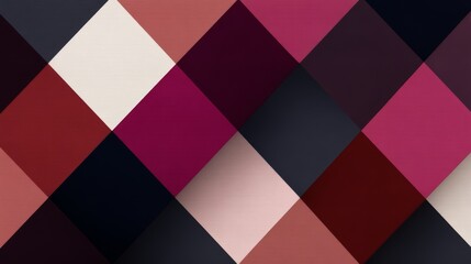 Aufkleber - Colorful pattern of squares and rectangles