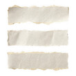 © Md - Torn paper strips texture background isolated background