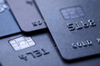 © New Africa - Many different credit cards, closeup. Payment system
