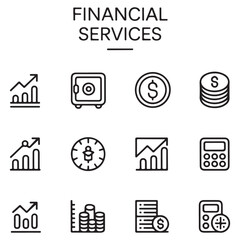 Fototapete - Black vector set of business, finance, and communication icons for web and internet design including contact, mail, phone, and home symbols