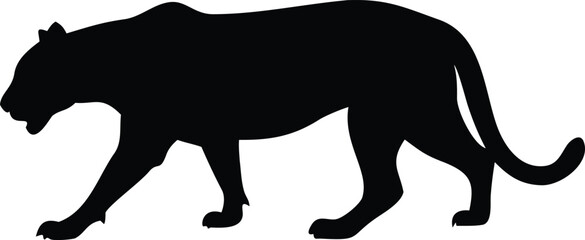 Fototapete - A single black filled silhouette vector icon of a generic object isolated on transparent background