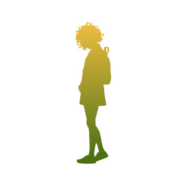 Back ro School Silhouette