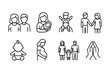 © Icon & Ink - Outline Icons for Family, Parenthood, Relationships