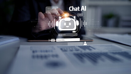 Poster - AI assistant with LLM, big data, machine learning, and generative AI powers prompt engineering and supports agentic AI for advanced business applications. Latch